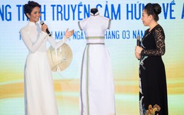 H’Hen Niê tặng bộ áo dài thổ cẩm từng gây sốt Miss Universe 2018 cho Bảo tàng Áo Dài