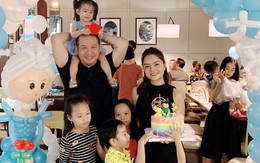 Phạm Quỳnh Anh và Quang Huy tái hợp trong sinh nhật của con gái