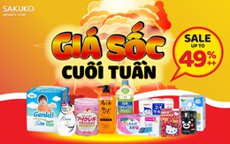 Giá sốc cuối tuần - khuyến mại siêu hấp dẫn lên đến 49% tại Sakuko Japanese Store