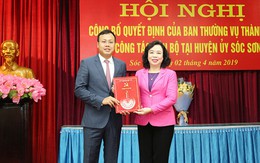 Con trai nguyên Bí thư HN Phạm Quang Nghị làm Phó Bí thư huyện Sóc Sơn