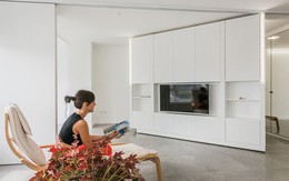 Tường xoay cho phép căn hộ này thay đổi bố cục chỉ trong vài phút