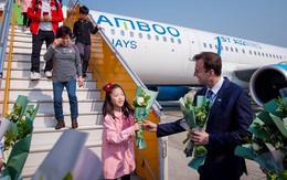 Bamboo Airways đón chuyến bay quốc tế đầu tiên từ Hàn Quốc