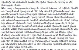 Danh hài Thúy Nga bị tai nạn, máu chảy đầm đìa phải cấp cứu