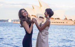 H'Hen Niê gặp lại Hoa hậu Australia từng 'hùa' chê tiếng Anh