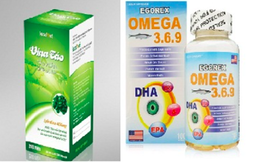 Bộ Y tế cảnh báo có dấu hiệu lừa dối người tiêu dùng trong quảng cáo Vina Tảo và Egorex Omega 3.6.9