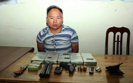 Đối tượng mang súng K59 chở thuê 10 bánh heroin lấy 50 triệu đồng "sa lưới"