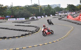 Ảnh giải đua xe mô tô lần đầu tiên diễn ra tại Hà Nội đang được gấp rút chuẩn bị