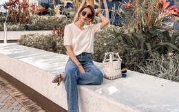 Bảo chứng cho vẻ sành điệu là combo áo phông – quần jeans với 15 ý tưởng diện mãi không biết chán này
