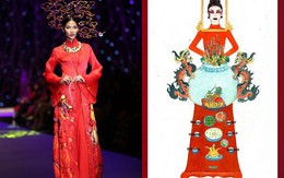 Thiết kế 'Bàn thờ' thi phần trang phục để Hoàng Thuỳ dự Miss Universe 2019 đang khiến dân tình cạn hết lời!