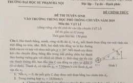 Đề thi Vật lý vào lớp 10 chuyên Đại học Sư phạm Hà Nội rất khó và “khác lạ”