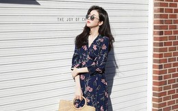 Đến văn phòng ngày cuối tuần với váy hoa hợp mốt