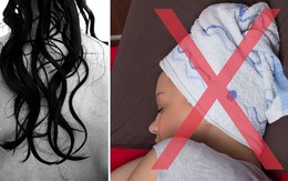 Những bệnh nguy hiểm nếu bạn thường xuyên để tóc ẩm ướt khi đi ngủ
