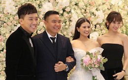 Trấn Thành đưa Hari Won tới mừng hạnh phúc người anh "trăm tỷ", làm MC tiệc cưới không công