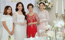 Đám cưới Dương Khắc Linh - Sara Lưu: Cô dâu xuất hiện cùng chị gái và bố mẹ ruột