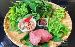 Gỏi thịt bò rau lang trộn mắm me thanh mát, ăn hết rồi cả nhà đòi làm tiếp