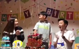 Cường Đô La và Hồ Ngọc Hà bên nhau tổ chức sinh nhật cho bé Subeo