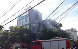 Thái Bình: Cháy lớn tại một cửa hàng kinh doanh thực phẩm sạch
