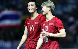 Công Phượng ra sao sau khi bị đá trúng chỗ hiểm trong trận Việt Nam thắng Thái Lan tại King's Cup?