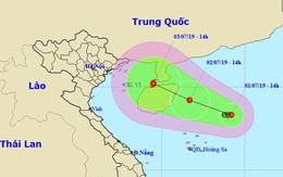 Áp thấp nhiệt đới xuất hiện ở biển Đông