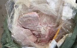 Kinh hoàng gần 1 tấn nầm lợn Trung Quốc bốc mùi hôi thối đang tuồn vào nội địa