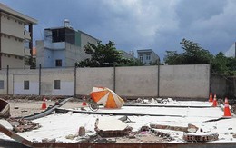 2 công nhân ở Bình Dương bị tường sập đè chết khi ngồi tránh nắng