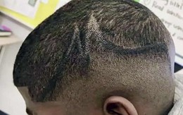 Nam sinh bị hiệu phó và giáo viên vẽ lên đầu vì cắt tóc sai quy định