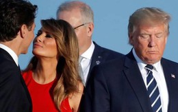 Hành động "đáp trả" của vợ Tổng thống Trump khi ông có cử chỉ thân mật cùng Đệ nhất phu nhân Pháp