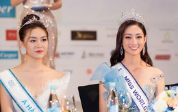 Hoa hậu Lương Thùy Linh và các á hậu rạng rỡ sau đêm đăng quang