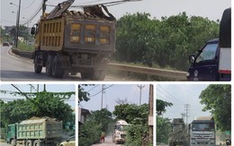 Hà Nội: Xe quá tải mặc sức tung hoành trên tuyến đường vào cảng Khuyến Lương