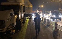 Vụ xe container đâm hàng loạt xe máy trên cầu Thanh Trì: Đã tìm thấy thi thể nạn nhân xấu số