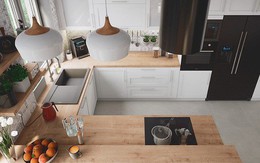 Những mẫu bếp hình chữ U lý tưởng dành cho những người phụ nữ yêu nội trợ