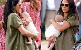 Meghan Markle một mình bế bé Archie ra sân bay, nhìn cách nàng dâu hoàng gia bế con ai cũng ngán ngẩm