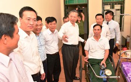 Ban lãnh đạo Vietcombank tham gia đoàn công tác cùng Bộ trưởng Tô Lâm thăm và tặng quà các đ/c thương binh tại Thuận Thành – Bắc Ninh