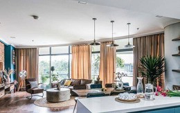 Căn hộ Rustic không chê được điểm nào của gia đình trẻ trong khu chung cư cao cấp ở Sài Gòn