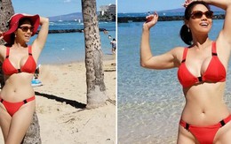 Nữ ca sĩ Việt 3 đời chồng khoe bikini nóng bỏng ở tuổi 46