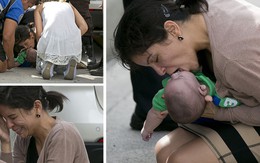 Câu chuyện xúc động phía sau bức ảnh người phụ nữ hô hấp nhân tạo cho đứa bé sơ sinh giữa đường quốc lộ