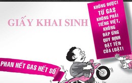 Người cha lý giải tên con ‘Phan Hết Gas Hết Số’