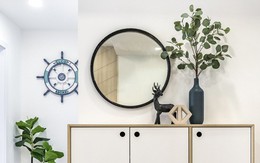 Căn hộ 65m² đẹp như nhà mẫu với điểm nhấn màu vàng và xanh mint của gia đình 3 người ở Quận 9, TP. HCM