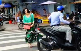 Sốc khi nữ du khách bị người ăn mặc sang trọng giật điện thoại ngay chợ Bến Thành