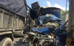 Tai nạn liên hoàn trên Xa lộ Hà Nội: Phụ xe tử vong mắc kẹt trong cabin, tài xế bị thương nặng