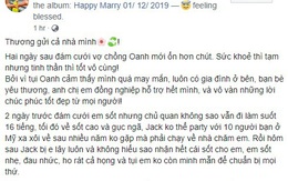 Á hậu Hoàng Oanh lần đầu chia sẻ cảm xúc sau hôn lễ trong mơ cùng ông xã người Mỹ điển trai, nhớ nhất câu nói này từ mẹ chồng