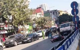 Xe tải tông xe máy 'kẹp' 3 trước hầm chui Thanh Xuân, 2 người tử vong