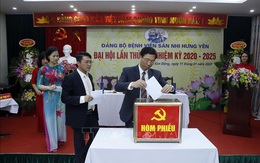 Đảng bộ Bệnh viện Sản Nhi Hưng Yên bầu trực tiếp Bí thư cấp ủy tại Đại hội