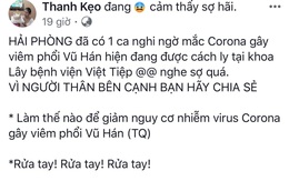 Hải Phòng, Quảng Ninh bác tin đồn có ca cấp cứu nghi mắc virus corona