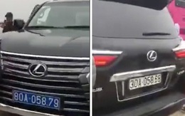 Xe Lexus đầu biển xanh, đuôi biển trắng ở chùa Tam Chúc gây xôn xao dư luận