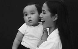 Phạm Hương tiếp tục khoe ảnh con trai khi mới 1 tháng tuổi, cậu bé trông xinh như búp bê