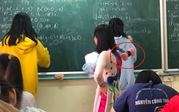 Tưởng cô giáo nghiêm khắc thế nào, nhìn tới cây thước đang cầm trên tay ai nấy thích thú vì quá đáng yêu