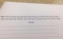 Bài toán tiểu học râu ông nọ cắm cằm bà kia, học sinh giỏi xin thua, cộng đồng mạng tức anh ách vì vô lý