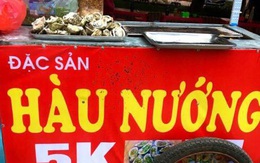 Hàu nướng vỉa hè 5.000 đồng/con đầy phố Hà Nội: 'Là hàu loại'