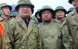 Phó Thủ tướng Trịnh Đình Dũng trực tiếp kiểm tra hồ Kẻ Gỗ (Hà Tĩnh)